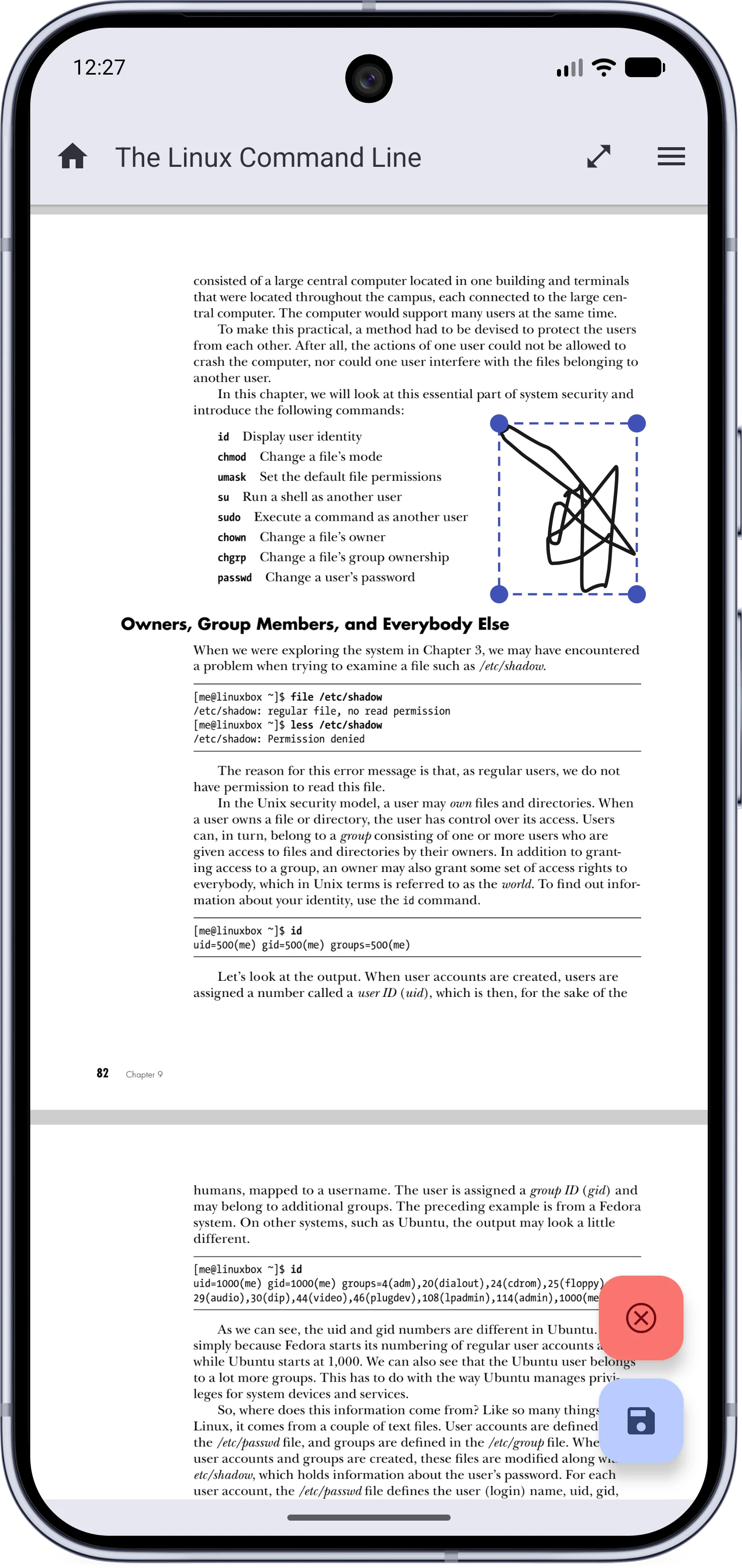 Placing a signature on a PDF page
