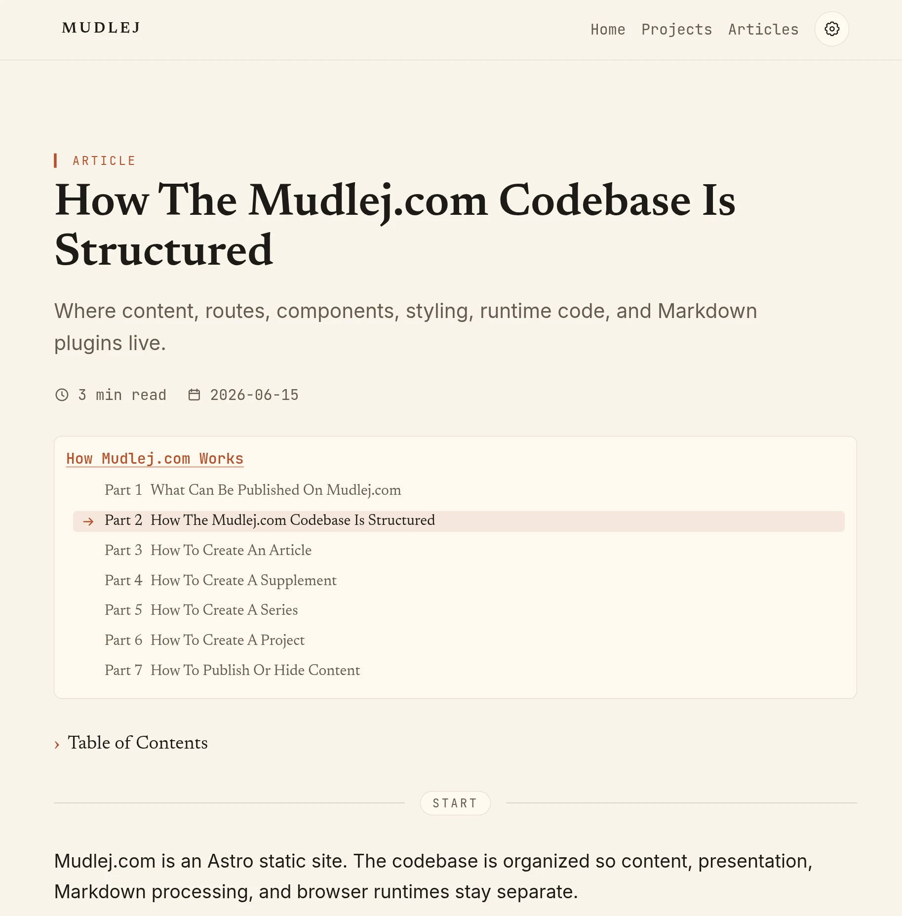 Article in Light Mode